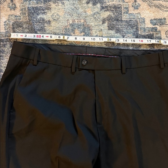 Brook Taverner Men’s Classic Black Dress Pants 40R - Picture 2 of 10